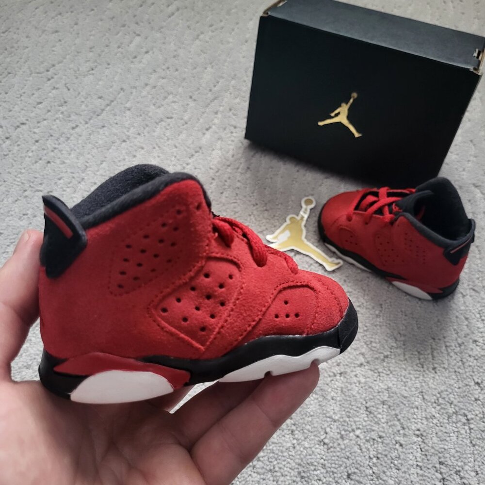 Baby Size 4c - Jordan 6 Retro Toro Bravo (TD) - DV3606-600 - Authentic New!